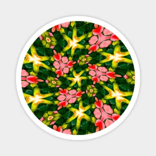 Cute Tropical Flower Pattern Magnet